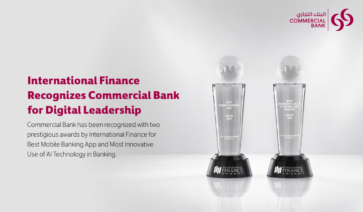 International Finance Names Commercial Bank a Regional Leader in Digital Transformation